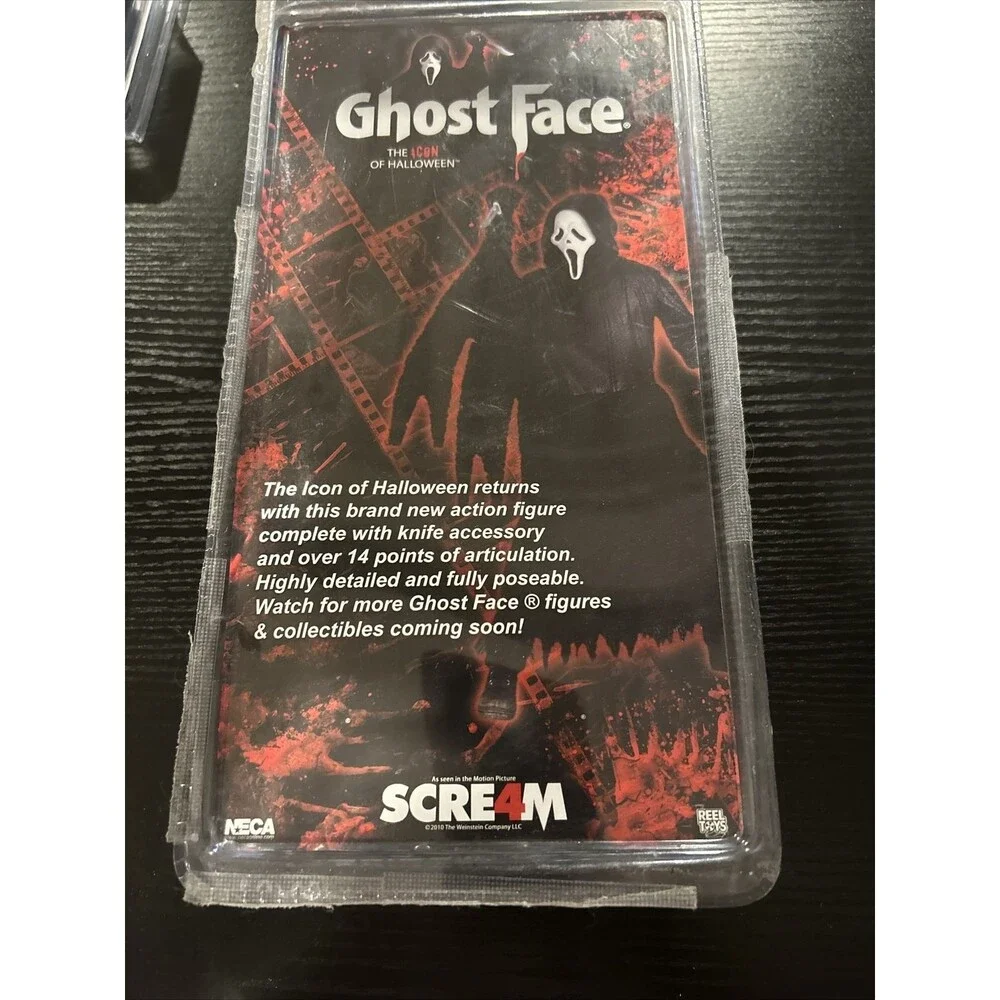 NECA Reel Toys Scream 4 SCRE4M Movie Ghostface Very Rare “zombie Mask” Edition